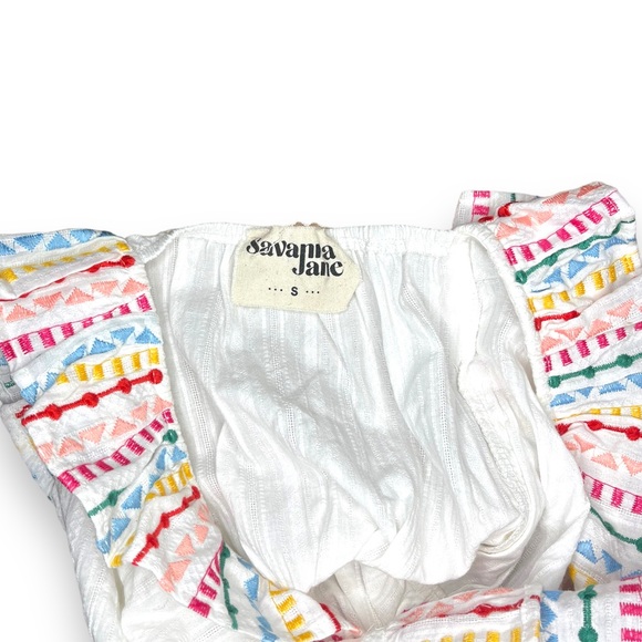 Savanna Jane Embroidered Baby Doll Tank Small ^ 3 for $10 - Picture 4 of 5